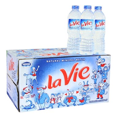 Thùng nước khoáng Lavie 24 chai 500ml - Nước Uống Kenco Việt Nam - Công Ty TNHH Kenco Việt Nam